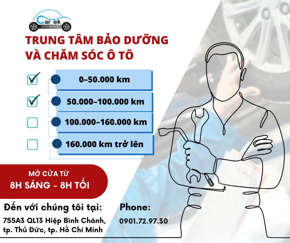 Các mốc bảo dưỡng xe